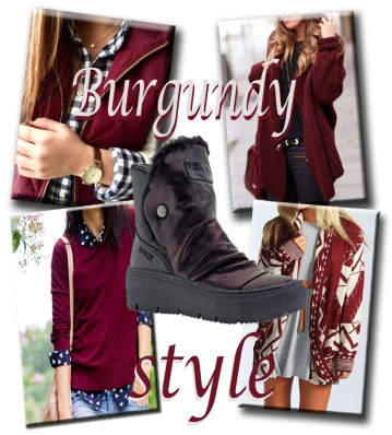 burgundy style